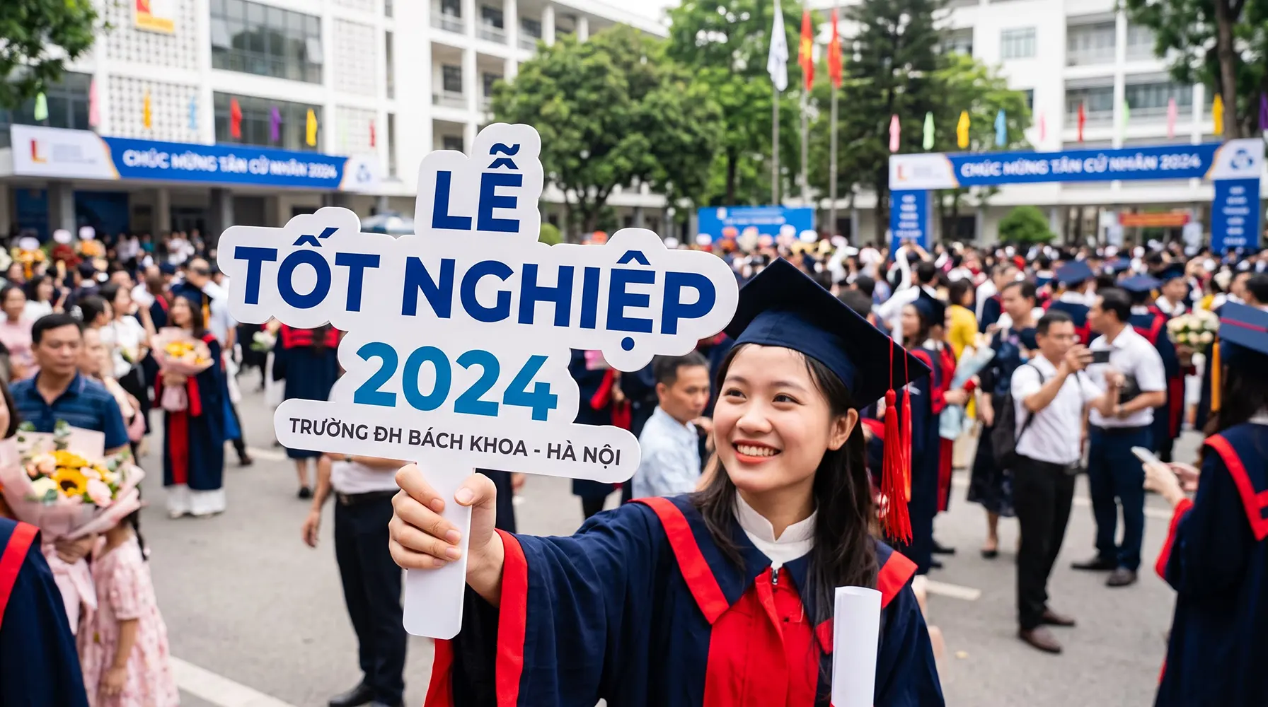 Hình minh họa khái niệm hashtag cầm tay kết nối mọi người trong sự kiện